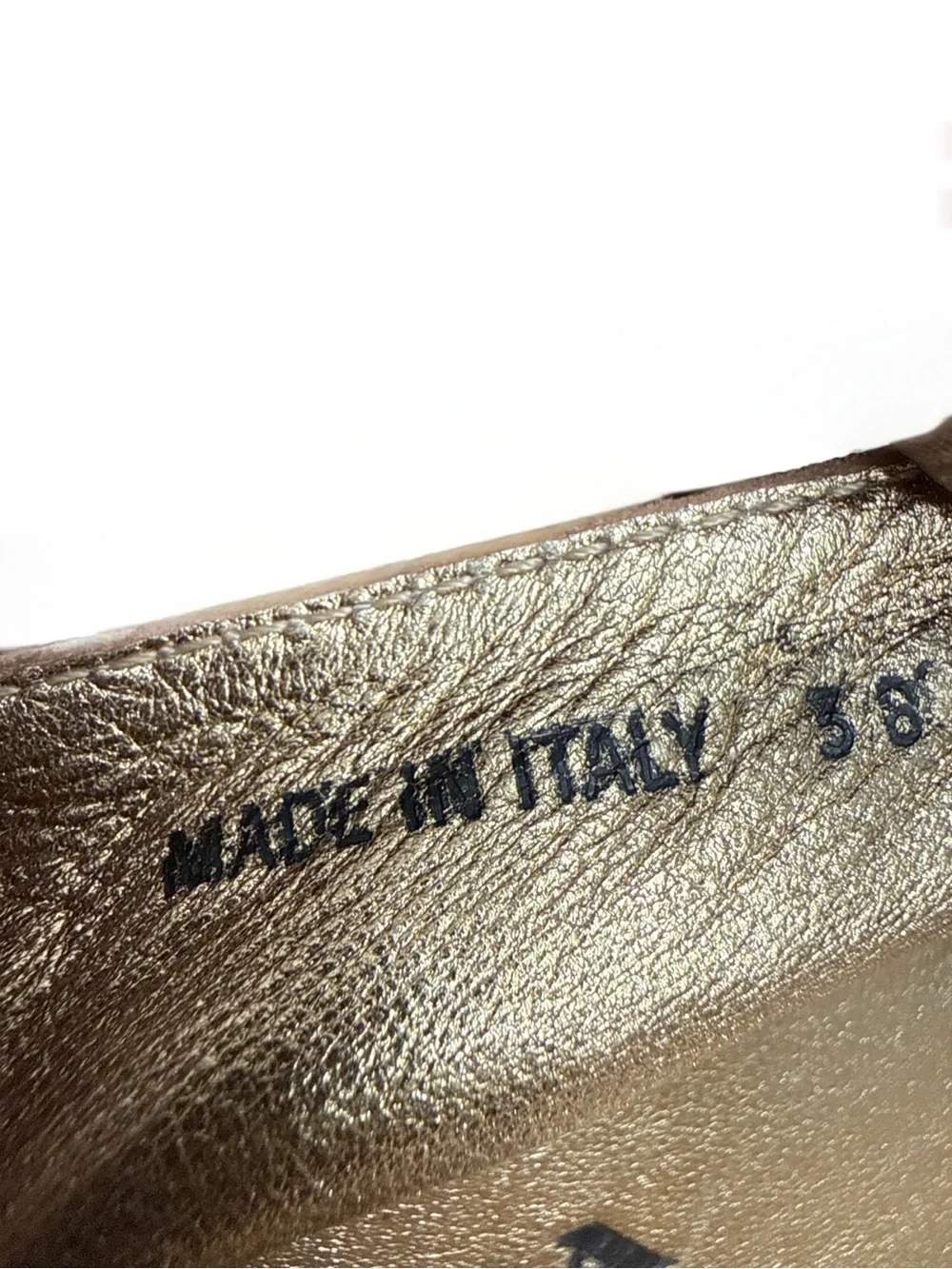 PRADA GOLD BROCADE FABRIC ESPADRILLE FLATS